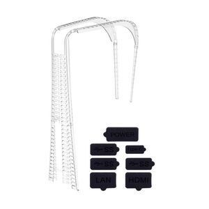 Kit protector de polvo para PS5 Standard y digital, blancos