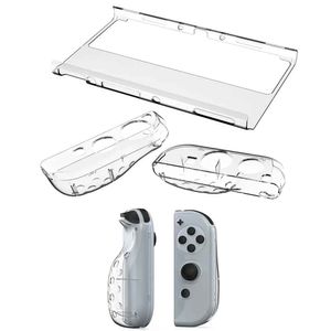 Pack Case para Nintendo Switch OLED + Mica de Vidrio Rígido Transparente