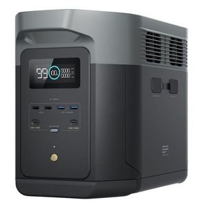 Estación de energía Delta 2 MAX 2400W, 2048Wh ECOFLOW, negro