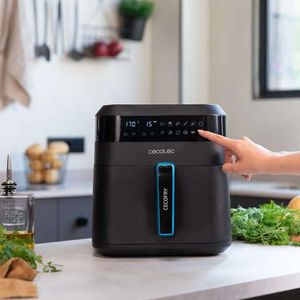 Freidora de aire Cecotec Cecofry Experience 6000 1700w, 6 litros, negro