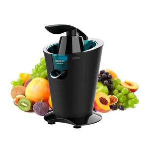 Exprimidor Cecotec EssentialVita PowerFresh 600 600w, capacidad 0.6 litros, negro