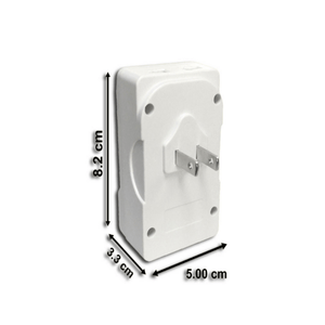 Enchufe multiple Opalux OP-823A 2 puertos usb, toma a tierra, 5v, 2100 mA