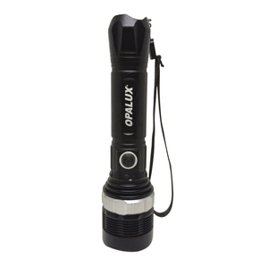 Linterna led Opalux OP-4927N 3W, recargable, 600 lúmenes, negro