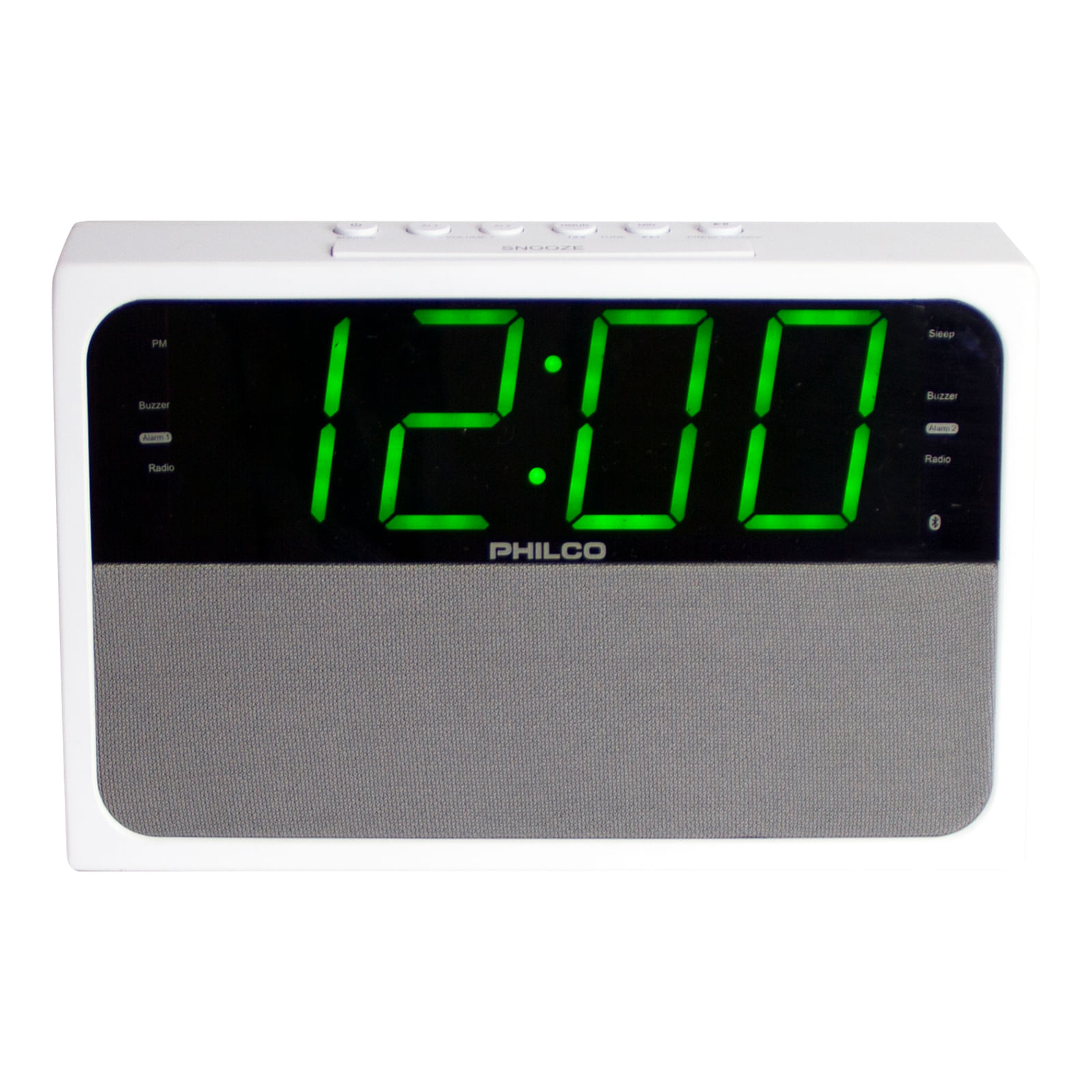 Radio Reloj Despertador Con Alarma Dual Philco Par1006-Gr - Tvcorner