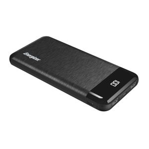 Batería externa Energizer 10000 mAh, 15W, 2 usb + 1 micro usb, negro