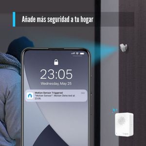 Sensor de movimiento TP-Link Tapo T100 wifi, distancia máx. 7 m, a batería