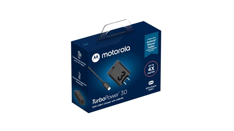 Cargador Motorola Turbo Power 30W Tipo C