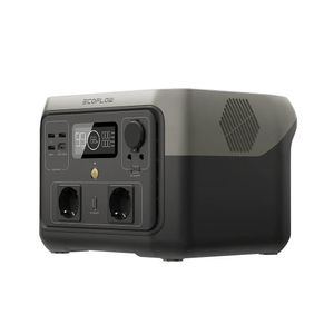 Estación portátil de energía EcoFlow River Max 2 500w, 512 Wh, negro