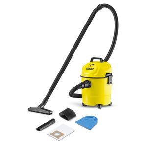 Aspiradora multifunción Karcher WD 1 1000 W, 15 litros de capacidad, cable 4 metros, amarillo