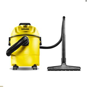 Aspiradora multifunción Karcher WD 1 1000 W, 15 litros de capacidad, cable 4 metros, amarillo
