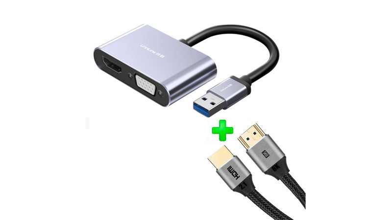 Adaptador cable hdmi a usb hot sale