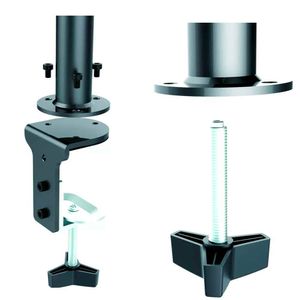 Rack para Monitor Vesa hasta 32 pulg. Regulable 100x100 75x75 8kg 180° Acero Brazo Tubo TU