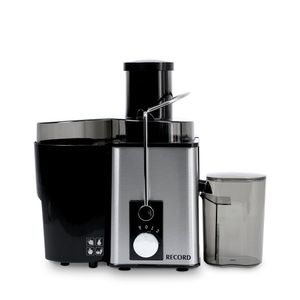 Exprimidor de jugo Record REC-INEJAC100, 400 watts, capacidad 500ml, 2 velocidades + pulsador, acero