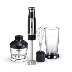 Batidora de Inmersion 5 en 1 Record 2106100013, 700 watts, capacidad 800 ml, acero inoxidable