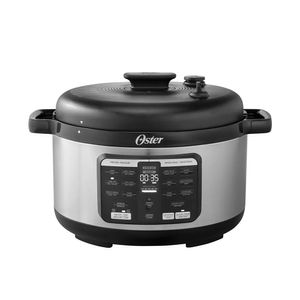 Olla a presión multifunción Oster CKSTPCECOV57, 1000 watts, 5.7 litros, acero