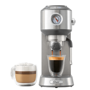 Cafetera Compacta de Espresso Oster BVSTEM7200, capacidad 1000ml, acero