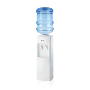 Dispensador de agua Oster OSPWDA8001W, 20 litros, 3 a 5 galones, análogo, blanco