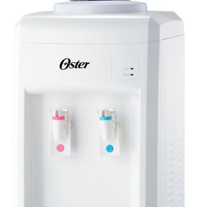 Dispensador de agua Oster OSPWDA8001W, 20 litros, 3 a 5 galones, análogo, blanco
