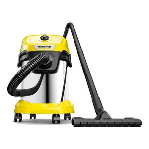 Aspiradora multifunción WD 3 Premium, capacidad de contenedor 17l, color amarillo