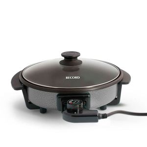 Sartén Eléctrica REC-CLSENE101, 1200 watts, temperatura máx 250°C, negro
