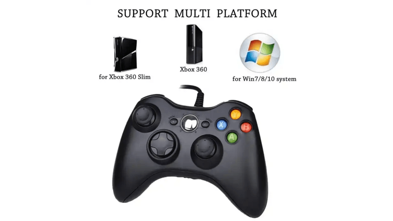 Mando Xbox 360 Control para Consola PC con Windows - Negro GENERICO