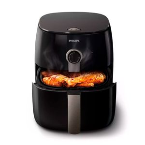 Freidora de Aire Philips Premium HD9721_94, temperatura máx 200°, panel análogo, negro