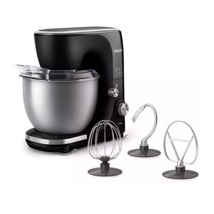 Batidora Planetaria Philips HR7922_90, 800 watts, capacidad 5 litros, 12 velocidades, negro