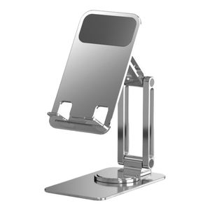 Soporte de celular Roadtrip rotación 360°, plegable, estructura de aluminio, gris