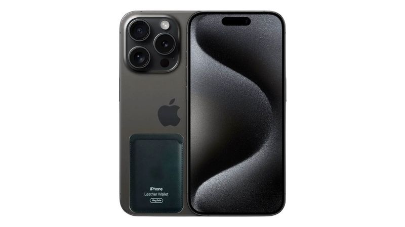 iPhone 15 Pro 128GB, 8GB ram, cámara principal 48MP + 12MP + 12MP, frontal  12MP, 6.1, negro - Coolbox