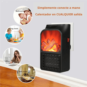 Calefactor Eléctrico de Pared 1000w Control Pantalla Led Regulable