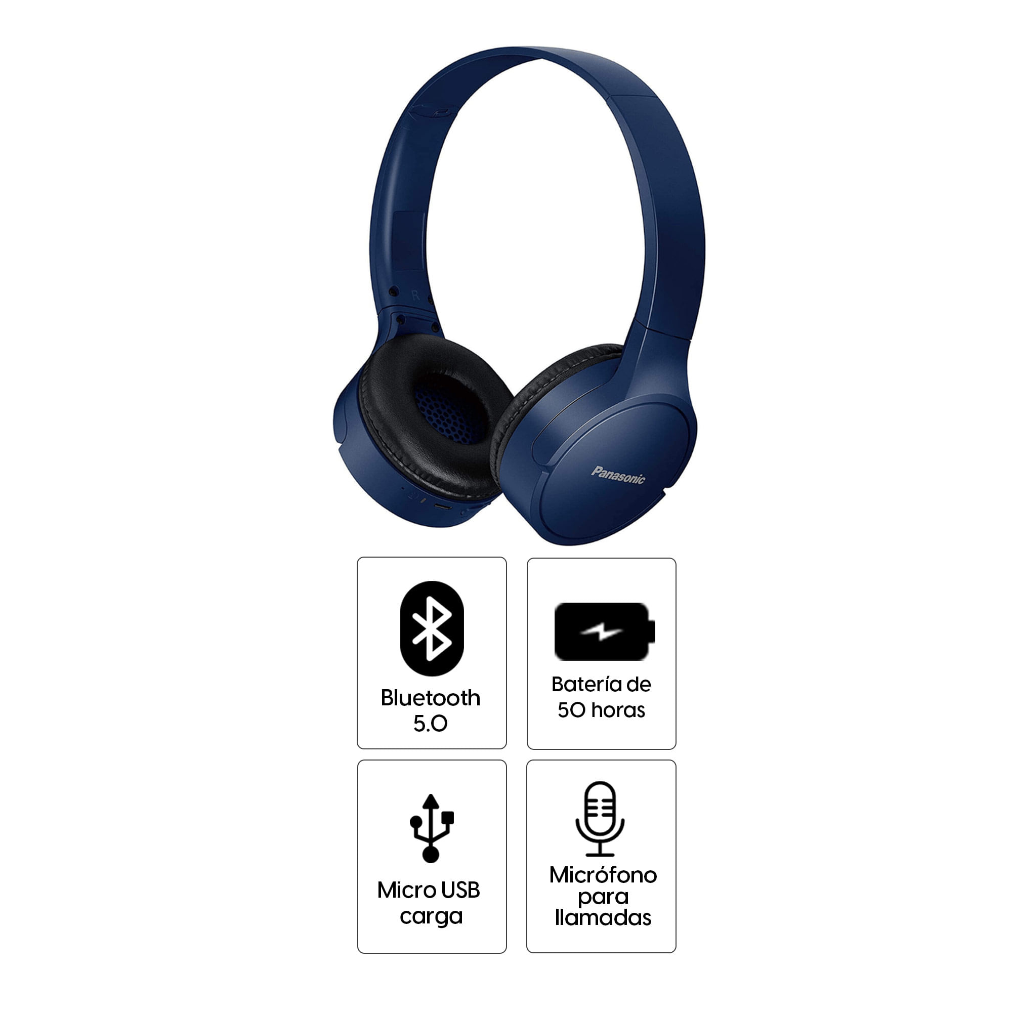 Panasonic RB-HF420BE Auriculares Bluetooth Blancos