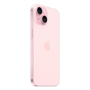iPhone 15 c/CHIP 128GB, 6GB RAM, cámara principal 48MP + 12MP, frontal 12MP, 6.1", rosado