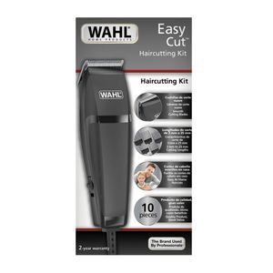 Kit de corte de cabello Wahl Easy Cut 10 piezas, gris