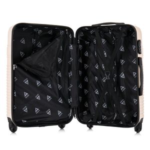 Maleta de cabina Inusa Resilience, 4 ruedas, capacidad 10 kg, arena