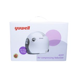 Nebulizador portátil compresión de aire Yuwell 403T, blanco
