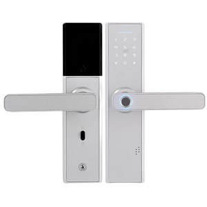Cerradura smart GC Electric, 5 métodos de apertura, conexión wifi, plateado