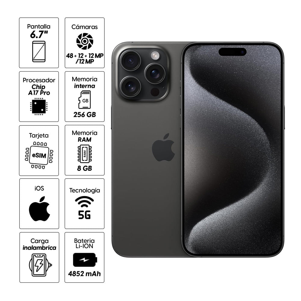 iPhone 15 Pro y iPhone 15 Pro Max: precio y características