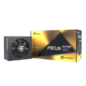 Fuente de poder Seasonic Focus GX-1000W 80 Plus Gold Modular PCIE5.0