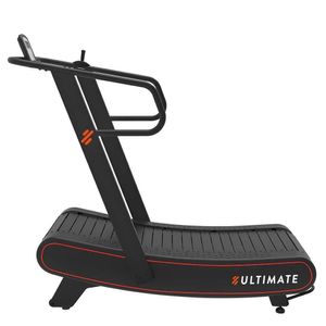 Trotadora curva Ultimate Fitness C500, velocidad 14 km/hora, peso máx. 110 kg, negro