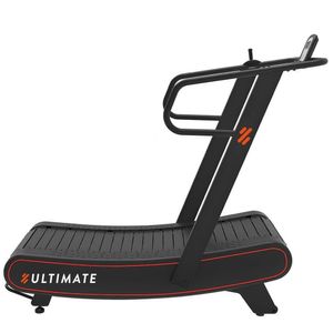 Trotadora curva Ultimate Fitness C500, velocidad 14 km/hora, peso máx. 110 kg, negro
