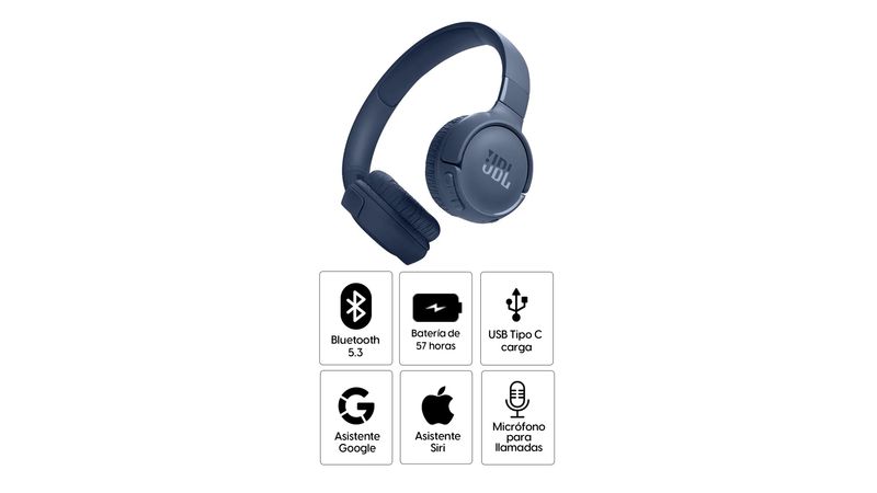 Auriculares Google Bluetooth Azul 