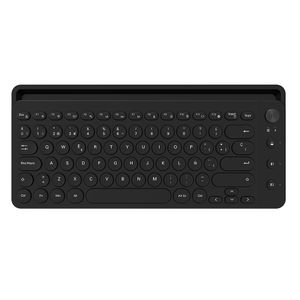 Teclado inalámbrico Teros 2.4 Ghz, BT 3.0 + BT 5.2, recargable, 80 teclas, teclas circulares