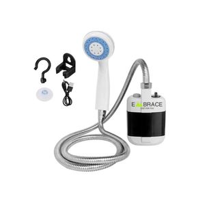 Ducha portátil Embrace, automonía 60 min, recargable USB, blanco
