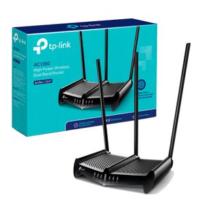 Router TP-Link C58HP, inalámbrico 2,4 GHz, dual band AC1350, negro