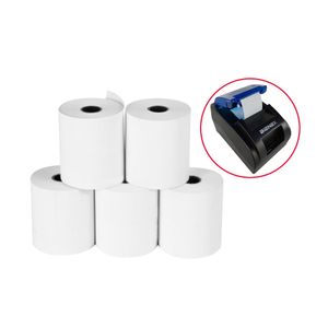 Papel térmico Kalipel 57 x 45mm, 55gr, contómetro, 20 rollos