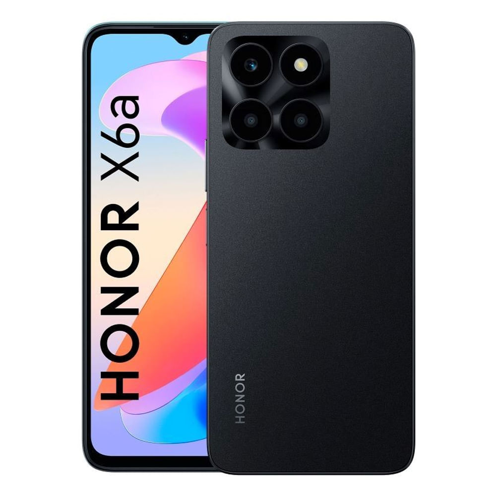 Celular Honor X6A 128GB, 4GB ram, cámara principal 50MP + 2MP + 2MP ...