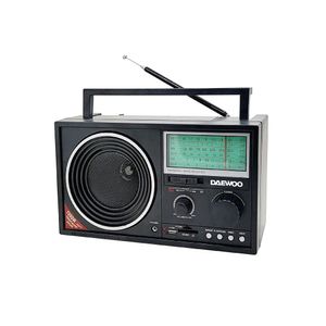 Radio vintage Daewoo DI-P18, AM, FM, SW, negro