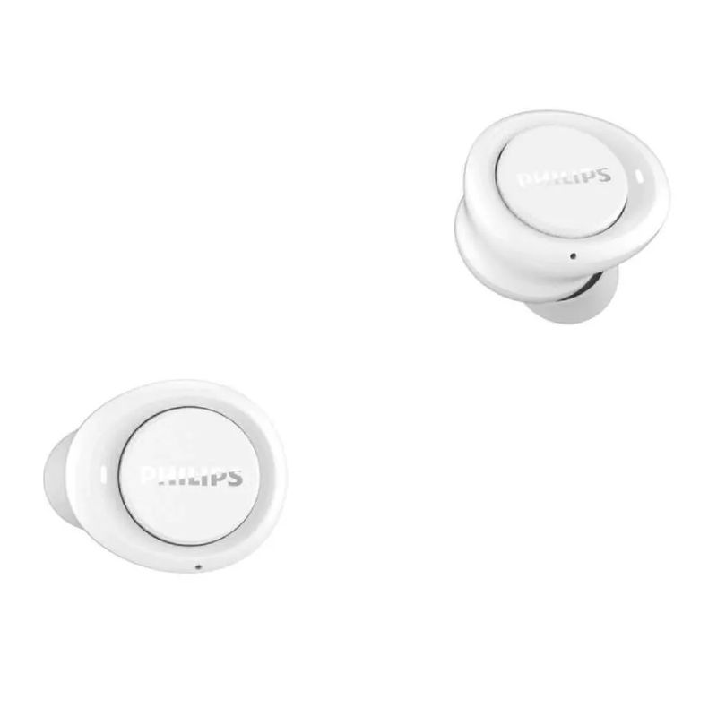 Reacond. Audífonos Philips TAT1215WT TWS IPX4 6h blanco, frontal
