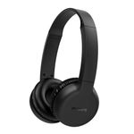 Reacond. Audífonos Philips TAH1205 BT on ear 15h negro, frontal oblicuo