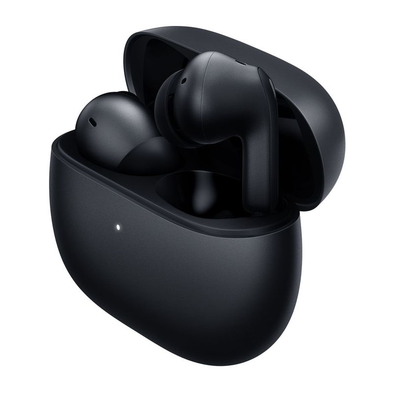 Audífonos Xiaomi Redmi Buds 4 Pro Reacondicionados, negro, con estuche, frontal oblicuo